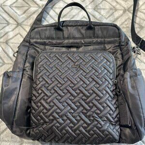 LUG Sonata Convertible Tote Bag - Black - EUC